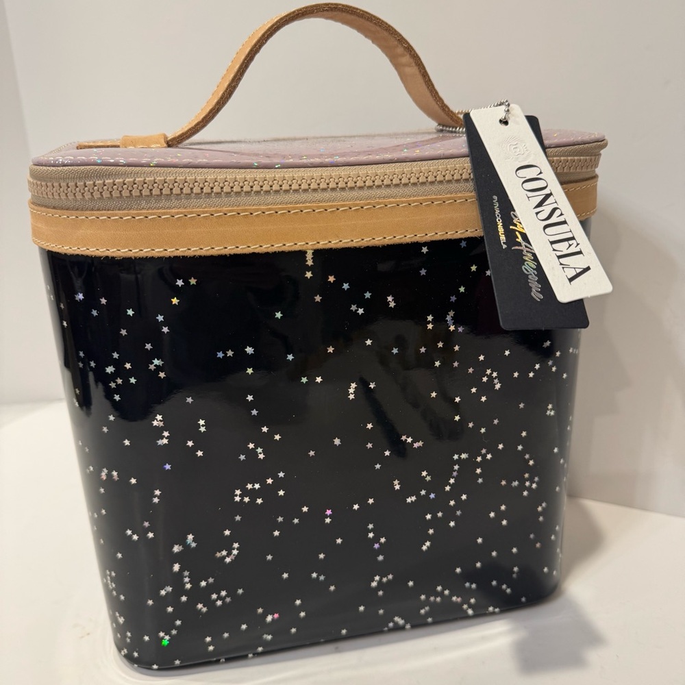 Consuela Dreamy Slim Train Case Cosmetic Bag Makeup - NWT--DISCONTINUED Style